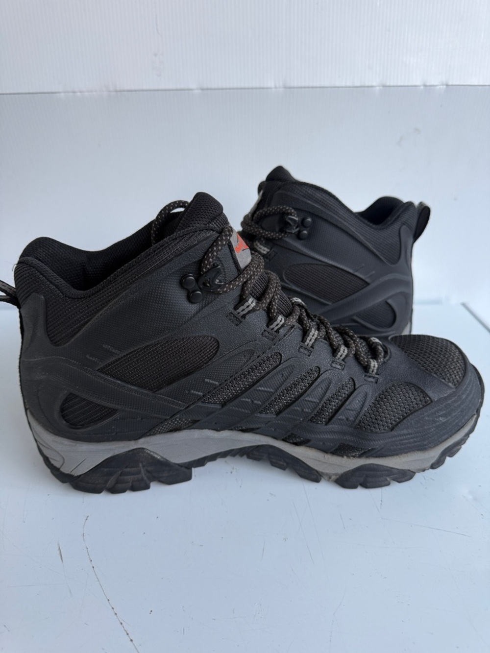 MERRELL Men's Moab Velocity Tactical Mid Carbon-Fiber Safety Toe Waterproof 10 - Picture 8 of 9